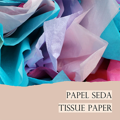 Papel de seda para artesanías con papel